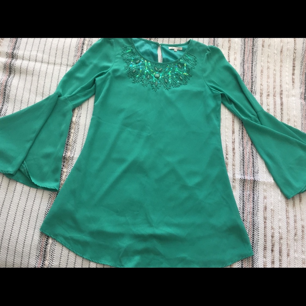 The Clothing Company: Teal Tunic Dress